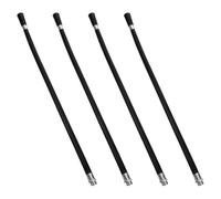 INOOMP Tuyau Flexible pour Extincteur Poudre 4 Pièces 4kg, Tube en Caoutchouc Résistant, Accessoire de Sécurité Incendie, Tuyau D’évacuation et Pulvérisateur pour Intervention Rapide