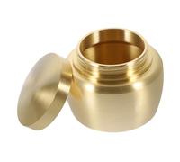 INOOMP Urne Funéraire Cuivre Scellée Petit Récipient de Rangement Polyvalent pour Cendres Poudre Parfumée et Bijoux Design Simple pour Maison et Cimetières