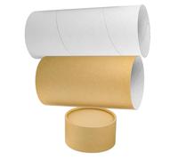 INOOMP Urne Papier pour Dispersion de Cendres et Tube Écologique Kraft Souvenir Simple et Recyclable