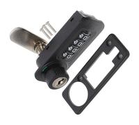 INOOMP Verrou à Combinaison Mécanique 4 Chiffres pour Placards en Bois et Armoires, Acier Solide, Plastique Technique, Confortable Toucher, pour Casiers et Bureaux