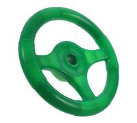 INOOMP Volant en Plastique Jouet Vert pour Voiture Garçon et Filles, Léger et Sûr, Design Pratique et Facile à Remplacer pour Balançoire de Terrain de Jeux et Voiture à Pédales