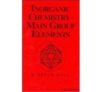 Inorganic Chemistry of Main Group Elements King, R. B., King, R. Bruce (Auteur)