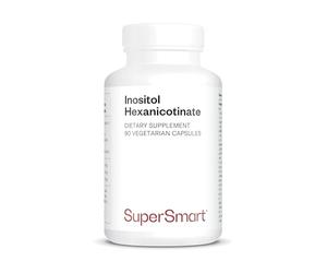 Inositol Hexanicotinate (IHN) - Cible le mauvais Cholestérol - Aide à Combattre l’Athérosclérose - Forme Améliorée de la Vitamine B3 - Ne provoque ni rougeur ni "flush" - Vegan - SuperSmart