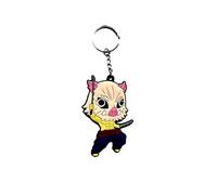 Inosuke Demons Slayer Porte-clés avec pendentif anime japonais