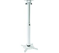 INOTEK PCM 200-50-77 W Support plafond pour vidéoprojecteurs avec mat réglable de 50 cm à 77 cm
