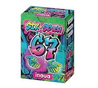 inoua Jeu de Cartes Rapide sur la réactivité 6-7 Six Seven | Jeu Familial pour Enfants axé sur la rapidité et Concentration | Parties de 6 à 7 Minutes 2 à 7 Joueurs pour Enfants et Adultes
