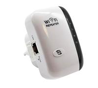 Inov Paris Répéteur WiFi, Extension WiFi, portée jusqu'à 4000 Pieds carrés, avec Mode répéteur/AP, Extension de Signal WiFi, amplificateur Longue portée avec Port Ethernet, Configuration en Un clic