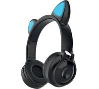 INOVALLEY CAQ42 Casque Audio Bluetooth cosplay Enfant Arceau Lumineux Noir