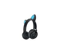 INOVALLEY CAQ42 Casque Audio Bluetooth cosplay Enfant Arceau Lumineux Noir