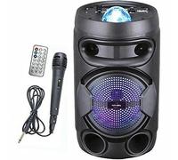 INOVALLEY KA02 BOWL- Enceinte lumineuse Bluetooth 400W - Fonction Karaoke - Boule kaleidoscope LED multicolore - Port USB, Micro Neutre G