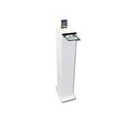 Inovalley HP32-CD-W Système compact CD, 1 haut-parleur, radio FM, CD, MP3, station d'accueil, USB, Bluetooth