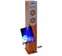 Inovalley Mini - Enceinte sans fil Bluetooth fonction cd bois G