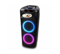 INOVALLEY MS06-CD-XXL Enceinte Portable Lumineuse 1000W Lecteur CD Bluetooth 5.0 Karaoké Radio FM USB