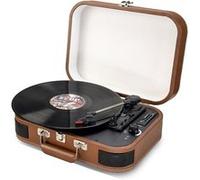 Inovalley - Platine vinyle portable multifonction Bluetooth rétro TD14 G