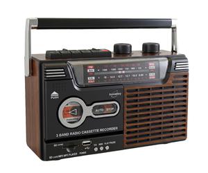 Inovalley Radio-cassette enregistreur rétro avec bluetooth Inovalley RK10N
