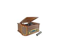 Chaîne Hifi vinyle style rétro Bluetooth - Lecteur CD / K7 Audio / FM / USB - INOVALLEY RETRO29-E