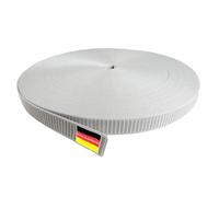 INOVATEC Sangle de volet roulant de 50 m, maxi 20 mm, grise, pour porte et fenêtre, volet roulant, indéchirable et résistante aux UV