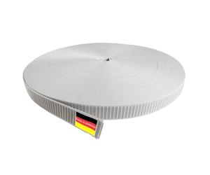 INOVATEC Sangle de volet roulant de 50 m, maxi 20 mm, grise, pour porte et fenêtre, volet roulant, indéchirable et résistante aux UV