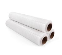 Inoverse Film Étirable Transparent à la Main - 6 Rouleau 40 cm/700 g pour Meubles et Déménagement, Film d’Emballage sur Rouleau