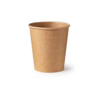 Inoverse Lot de 100 gobelets en papier kraft, gobelets jetables pour café à emporter - 200 ml, marron, gobelets à café à emporter, gobelets en carton, gobelets jetables, gobelets en papier, gobelets à