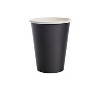 Inoverse Lot de 1000 gobelets jetables en carton pour café à emporter - 200 ml, noir, gobelets à café à emporter, gobelets en carton, gobelets jetables, gobelets en papier, gobelets à café à emporter