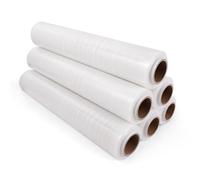 Inoverse Lot de 6 rouleaux de film étirable transparent pour meubles et déménagements - 40cm/900 g SF-40-900-6r