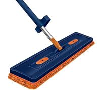 Inovia Cleanova - Balai Serpillière Rotatif avec Technologie Essorage Intégré Mop Plat 2025 avec Fonction, Rotative À 360° - pour Poussière Sol Domestique, Sec Humide (Panneau 1 + 1 Tapis in)