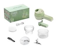 inovia Coup’Chef - Découpe-légumes électrique multifonction USB rechargeable | Hachoir, râpe et mixeur de cuisine,Un robot ménager pratique et efficace