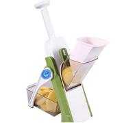 inovia Slicéo-Mandoline Manuelle Multifonction En Acier Inoxydable Mandoline De Cuisine Manuelle Multifonction Tous Légumes (Vert)