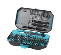 INOVU FIX'EM ALL Pro Kit - Kit tournevis et accessoires pour entretien PC, PC portable, smartphone et tablette - 120 embouts, 12 douilles, outils d'ouverture, ventouse pour écran et spatules