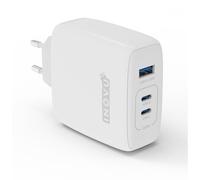 INOVU ICU1A2C100WG - Chargeur Secteur/Mural - PC/Smartphone/Tablette/Petit électronique - Jusqu'à 100W (USB-C) - Port USB-A / 2 Ports USB-C - Blanc