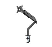 INOVU Premium Mount LT1 - Support 1 écran PC 17 à 36 Pouces / 3 à 12 kg - Compatible écran incurvé - VESA 75x75 / 100x100 mm - Montage par Pince ou perçage - Noir