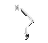 INOVU Premium Mount LT1 - Support 1 écran PC 17 à 36 Pouces / 3 à 12 kg - Compatible écran incurvé - VESA 75x75 / 100x100 mm - Montage par Pince ou perçage - Blanc