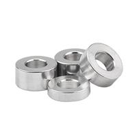 INOX 304 5/10 pièces/lot rondelle Plate Joint de Douille en Aluminium M3 M4 M5 M6 M8 M10 Joint de rondelle Pas de Filetage entretoise rondelles métalliques pour vis