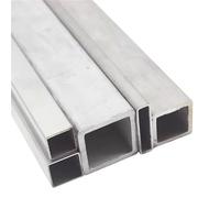 Inox Acier Tube 1 pièce de tube carré rectangulaire en acier inoxydable 304 500 mm longueur, raccord industriel, support métallique for tuyau plat(12.7X12.7X1mm)