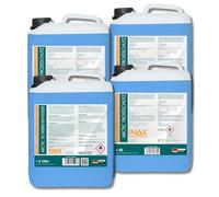 INOX Arctic Lot de 3 bidons de 5 l de protection antigel concentré jusqu'à -30 °C + 5 l de dégivrant pour pare-brise - Antigel pour voiture - Liquide lave-glace sans traces