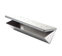 Inox Boîte de Fumeur 22x10x5,5 CM pour Gas- Et Barbecue à Charbon de Bois