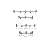 Inox Buzz Bar 300 Carp Spirit Ajustable 2/3 cannes Gris TU