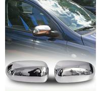 Inox Coquilles de Rétroviseur Chromées pour Opel Corsa C Année Fab. 2000-2006