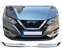 Inox Éblouissement Pare-Chocs Grille pour Nissan Qashqai II Facelift Ab Bj 2017