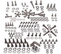 Inox Engine Hex Boulons Kit Petit Bloc For Chevy 265 283 305 307 327 350 400