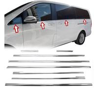 Inox Fenêtres Offrent Chrome pour VW Touran 1T1 1T2 2003-2010 8TLG Kit