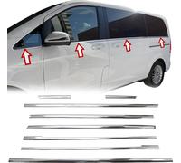 Inox Fenêtres Offrent Chrome pour VW Touran 1T1 1T2 2003-2010 8TLG Kit