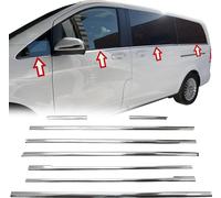 Inox Fenêtres Offrent Chrome pour VW Touran 1T1 1T2 2003-2010 8TLG Kit