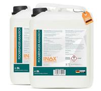 INOX - Nettoyant alcalin très efficace pour bords de piscine - 2 x 5 l - Nettoyant efficace pour bords de piscine - Nettoyant de piscine pour carrelage, céramique et film