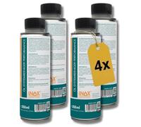 INOX® Performance Nettoyant pour système d'huile 4 x 250 ml - Rinçage du moteur pour un circuit d'huile propre | Nettoie les bagues de piston et les canaux d'huile | Otto, Diesel, Turbo | Fabriqué en