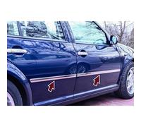 Inox Porte Permettre pour VW Golf 4, Bora, 1997-2006 Kit 4 Portes, Chrome Polie