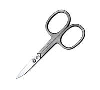 INOX Stainless Steel Micro-serrated Nail Scissors. Made by Hans Kniebes in Solingen, Germany by Hans Kniebes