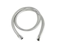 Inox Tuyau de Douche Flexible de douche en acier inoxydable et PVC souple, accessoire baignoire, 1,5 mètre, raccord chromé doré(Color6)
