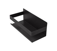 INOXLM lavorazioni inox Étagère de Douche, autocollante, étagère de Salle de Bain, Organisateur d'angle, étagère de Cuisine, étagère pour Cuisine, Porte épices (Noir)